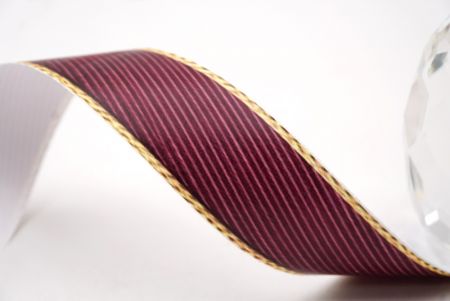 Глибока бордова плетена стрічка_AI